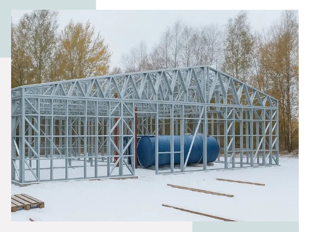 Металлические ангары в Тихорецке