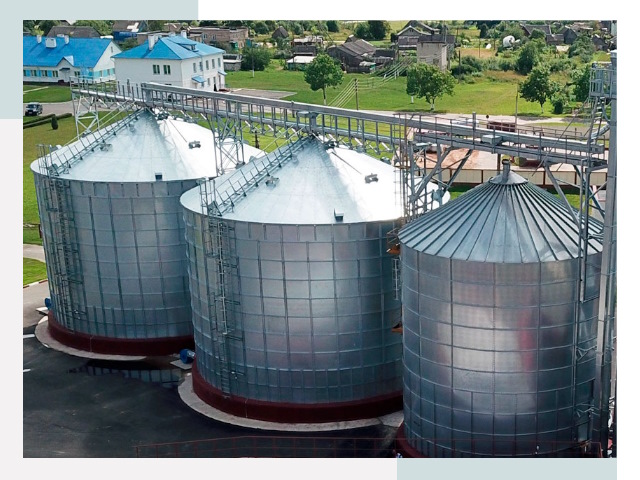 Металлические силосы в Тихорецке