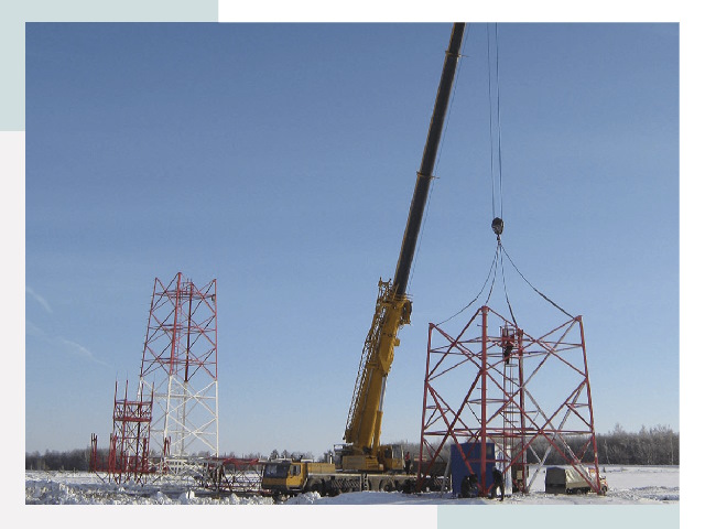 Монтаж вышек связи в Тихорецке