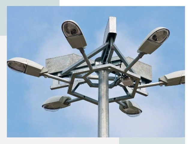 Монтаж осветительных мачт в Тихорецке