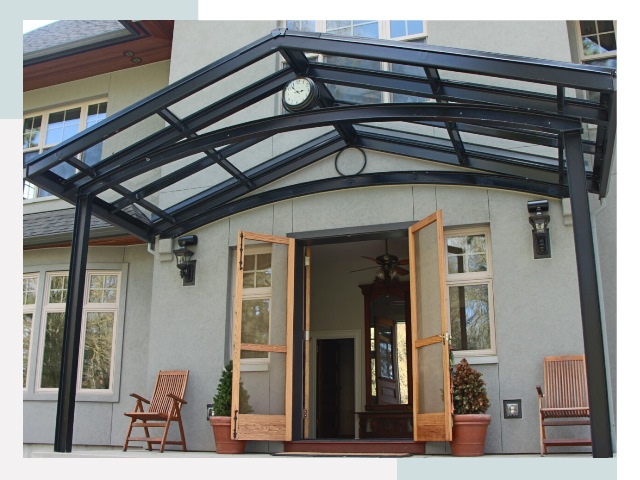 Козырьки металлические в Тихорецке