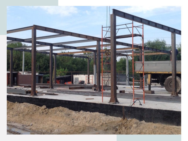 Фундамент для ангаров в Тихорецке